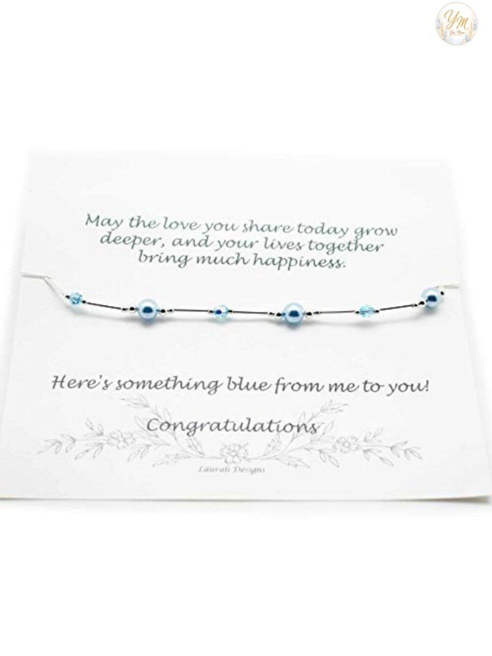 Sterling Silver Anklet with Austrian Crystal Pearls Adjustable Bridal Gift